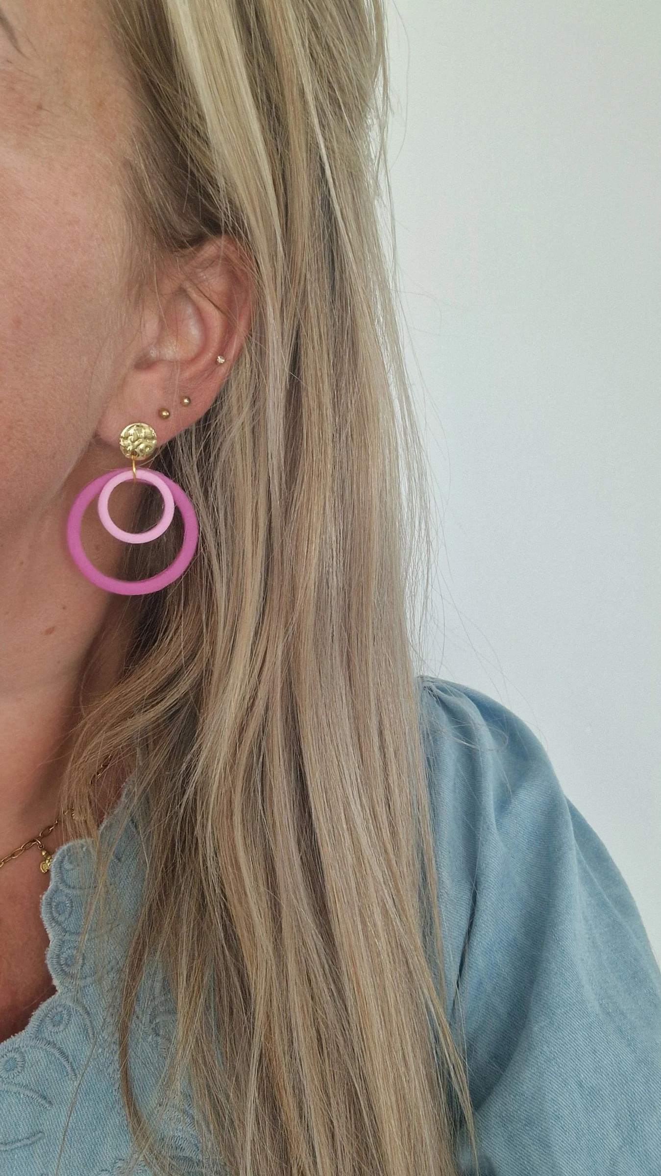 *new* pink earrings – photo 2